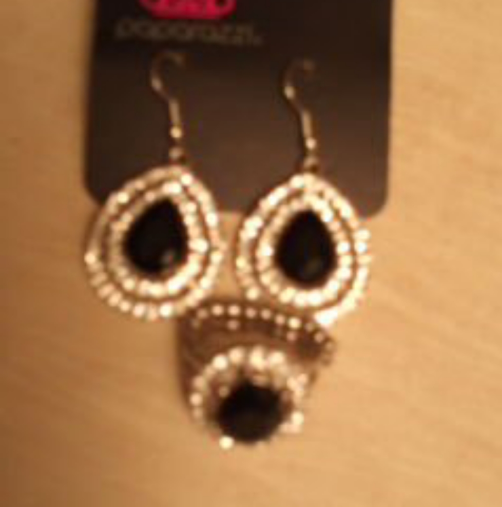 Earrings and ring set
